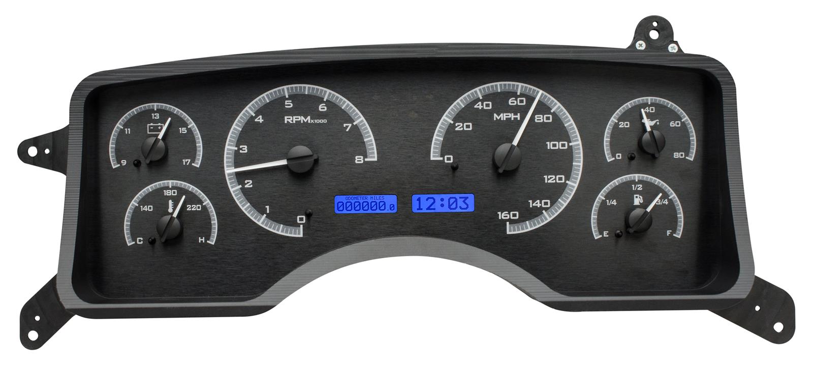 Dakota Digital VHX Series Direct-Fit Analog Gauge Systems VHX-90F-MUS-K-B