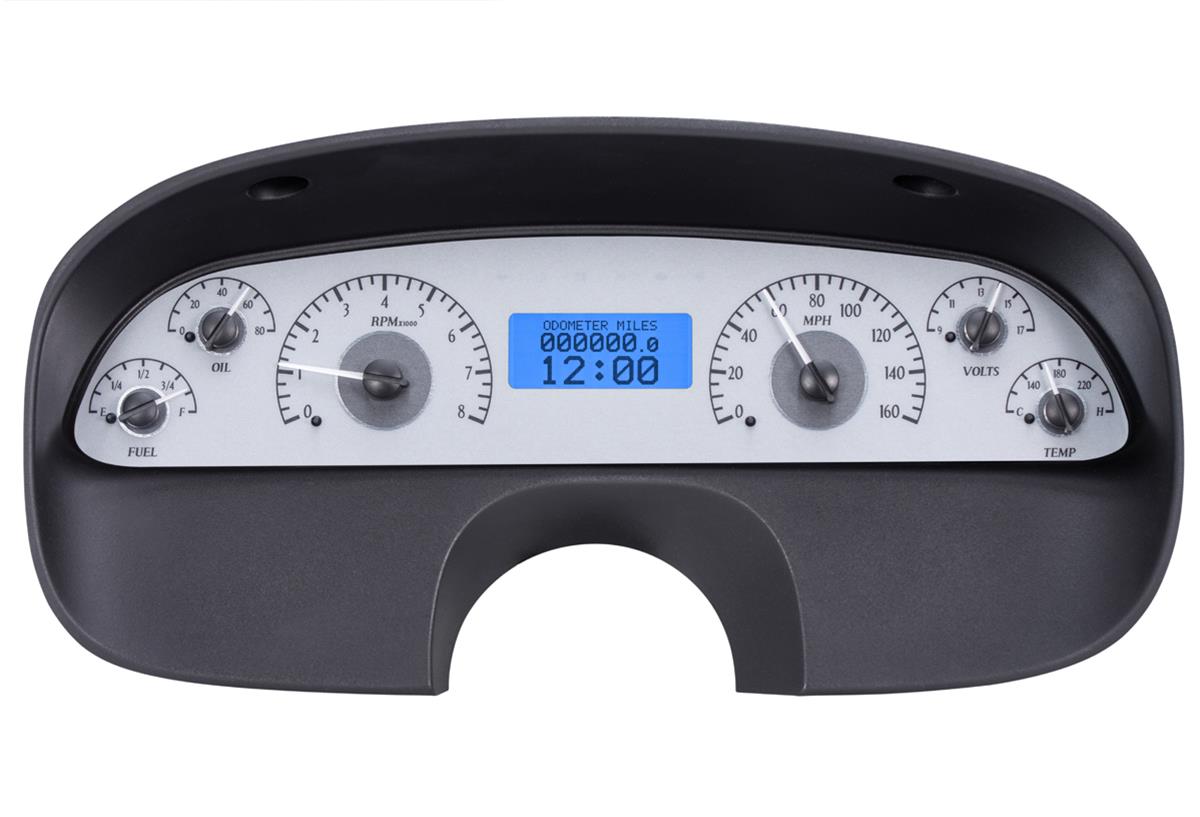 Dakota Digital VHX Series Direct-Fit Analog Gauge Systems VHX-94C-CAP-S-B