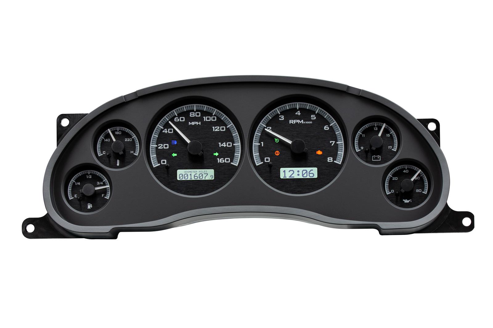 Dakota Digital VHX Series Direct-Fit Analog Gauge Systems VHX-94F-MUS-K-W