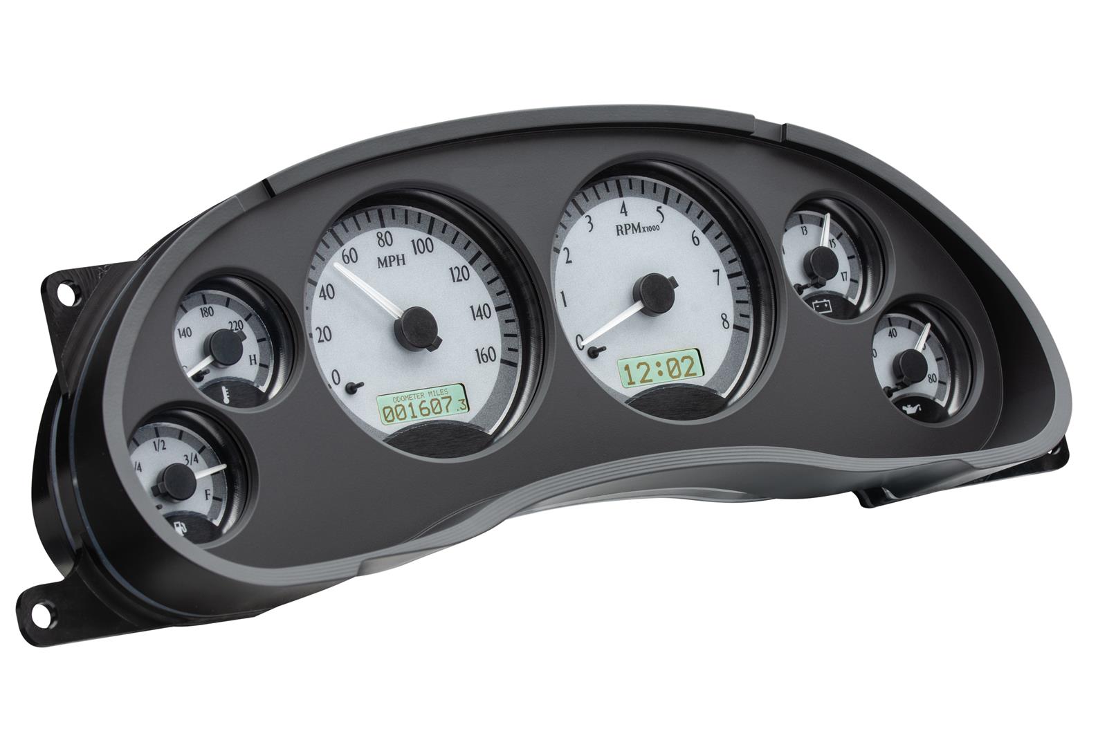 Dakota Digital VHX Series Direct-Fit Analog Gauge Systems VHX-94F-MUS-S-W