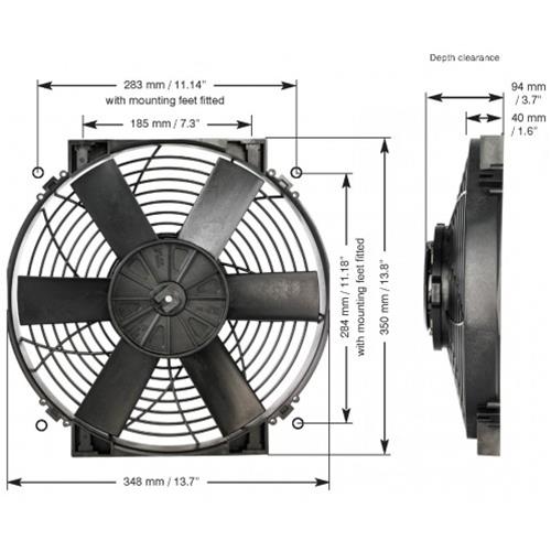 Davies Craig Thermatic Electric Fans DC-0108