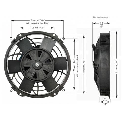 Davies Craig Thermatic Electric Fans DC-0136