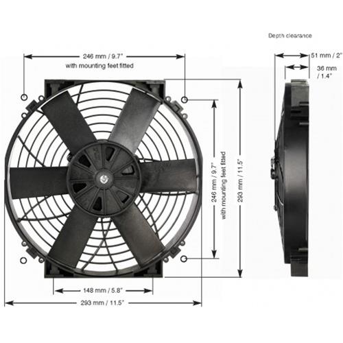 Davies Craig Thermatic Electric Fans DC-0162