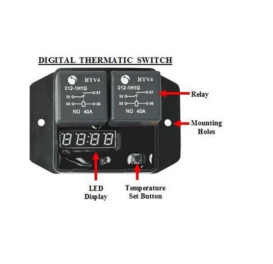 Davies Craig Digital Thermatic Fan Switch Kits DC-0445