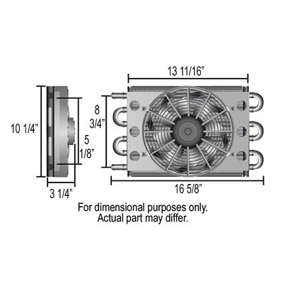 Derale Dyno-Cool Remote Fluid Coolers 12733