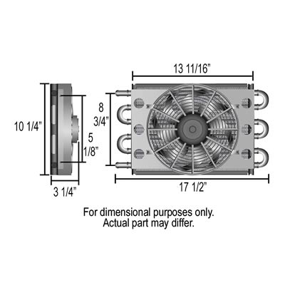 Derale Dyno-Cool Remote Fluid Coolers 12743