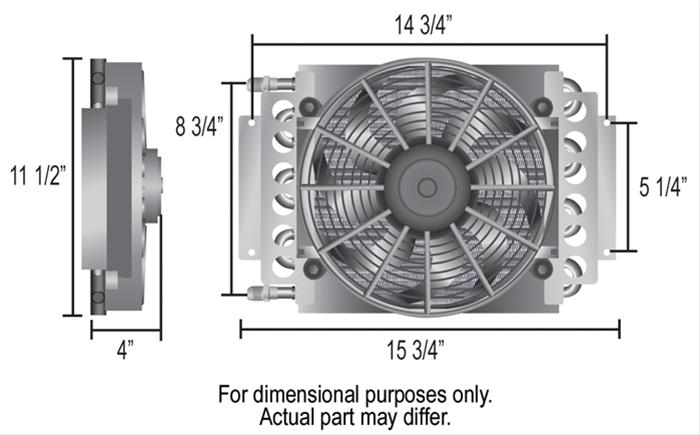 Derale Electra-Cool Remote Fluid Coolers 13720