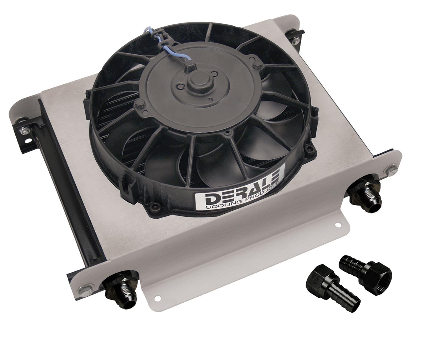 Derale Hyper-Cool Remote Fluid Coolers with Fan Kits 15960