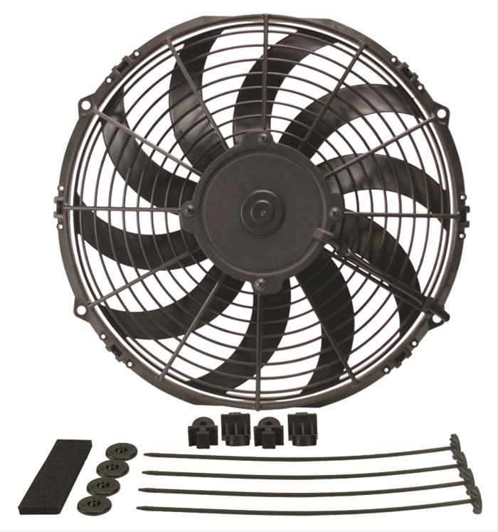 Derale High-Output Curved Blade Fans 16112