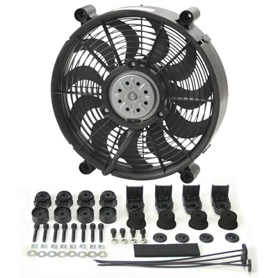 Derale High-Output Single RAD Fans 16212