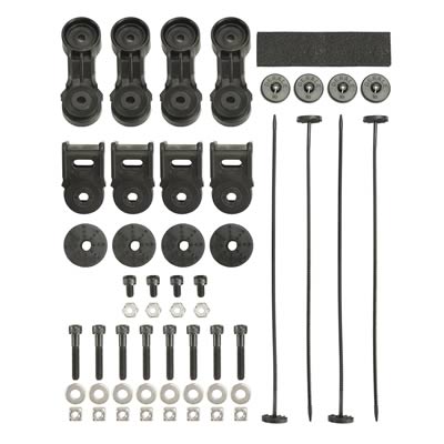 Derale High-Output RAD Fan Mounting Brackets 16746