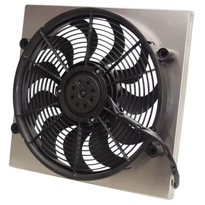Derale High-Output Single RAD Fan and Shroud Kits 16819
