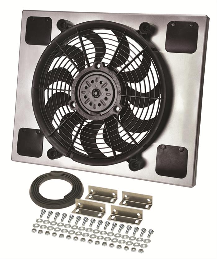 Derale High-Output Single RAD Fan and Shroud Kits 16820