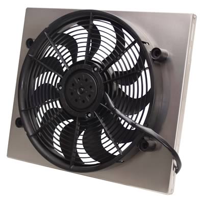 Derale High-Output Single RAD Fan and Shroud Kits 16821