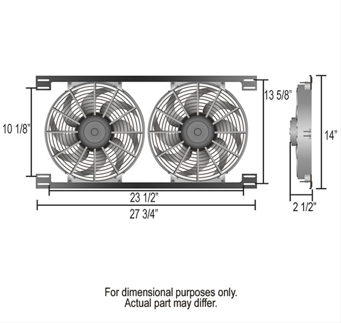 Derale Tornado Universal Fans 16824