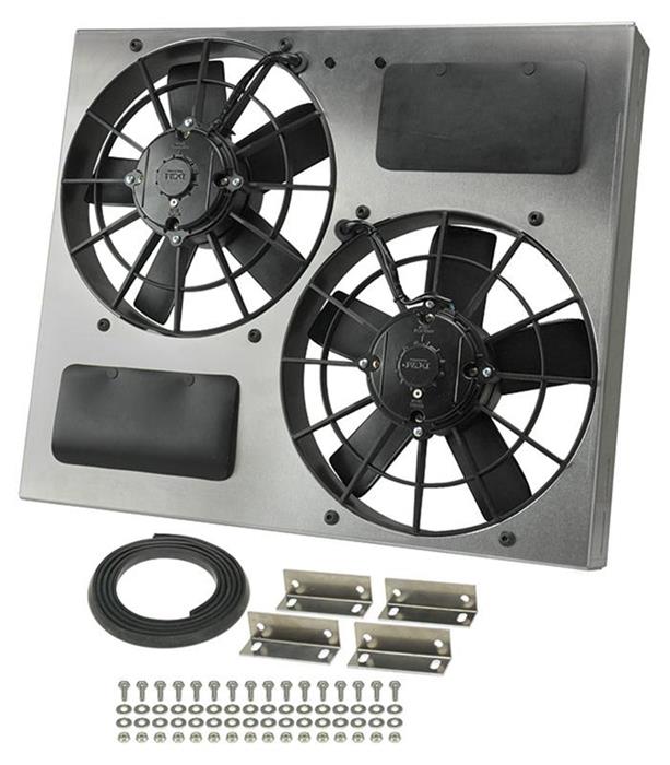 Derale High-Output Dual RAD Fan and Shroud Kits 16830