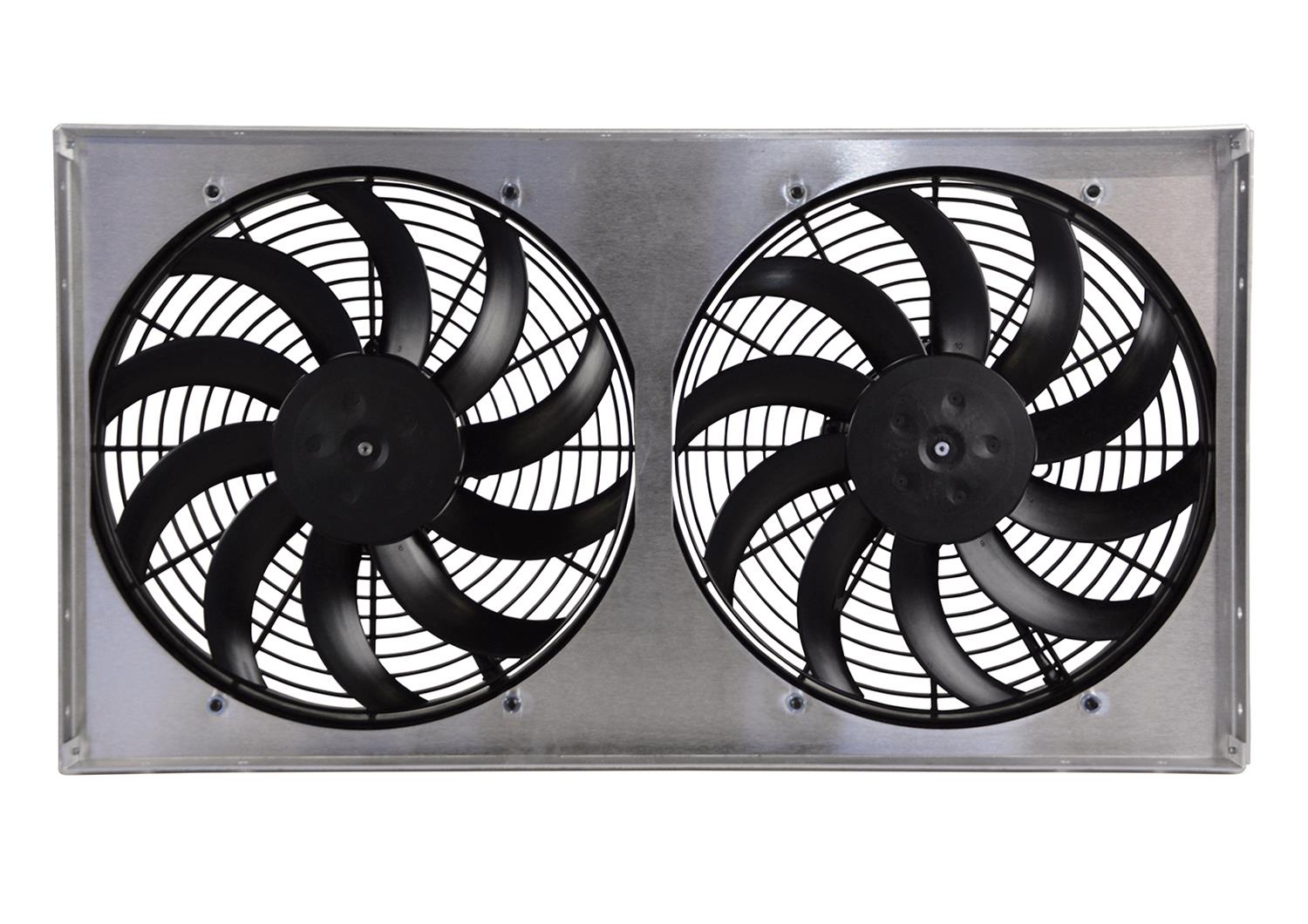 Derale High-Output Dual RAD Fan and Shroud Kits 16850