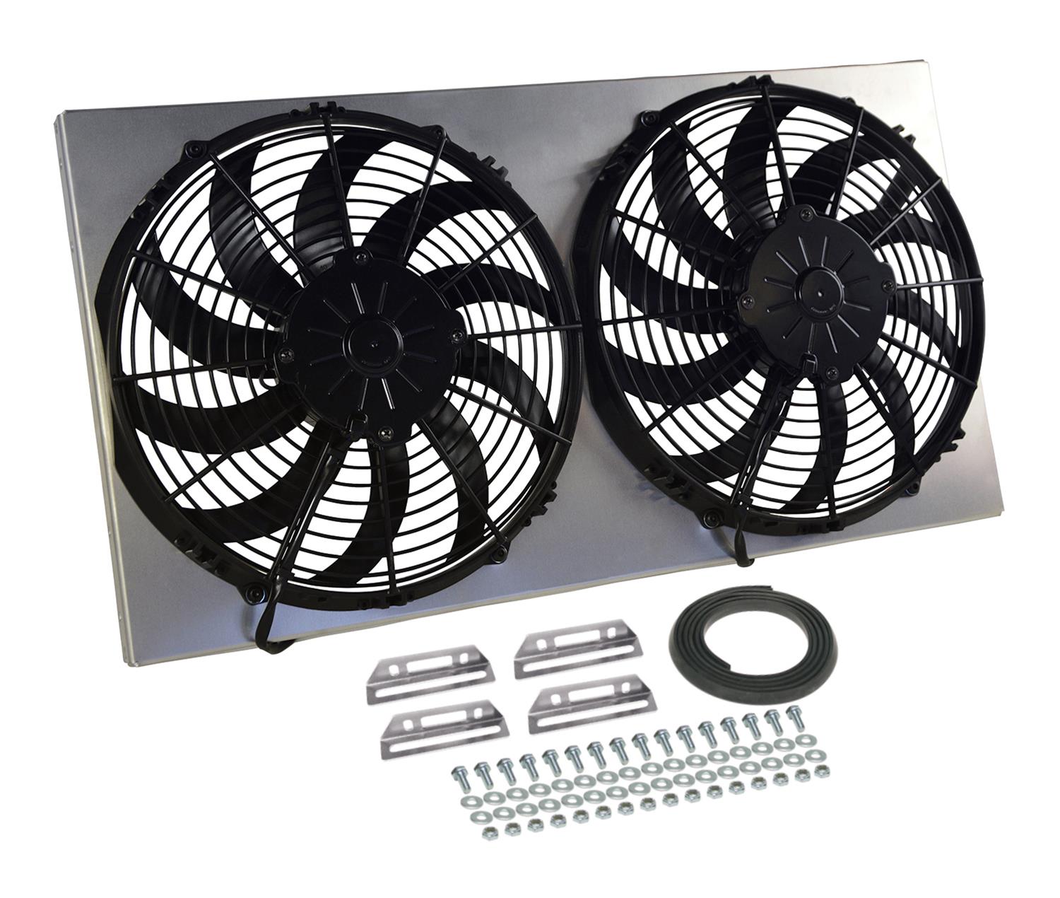 Derale High-Output Dual RAD Fan and Shroud Kits 16850
