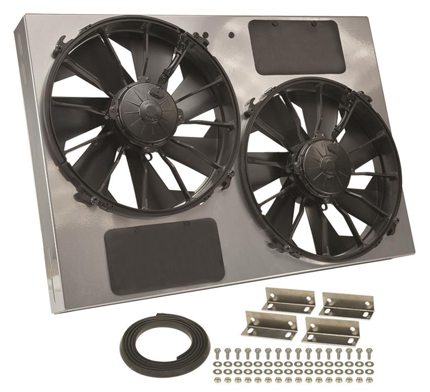 Derale High-Output Dual RAD Fan and Shroud Kits 16927