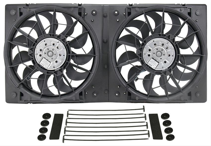 Derale High-Output Dual RAD Fan and Shroud Kits 16928