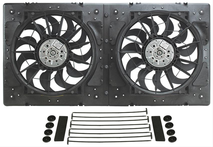 Derale High-Output Dual RAD Fan and Shroud Kits 16934