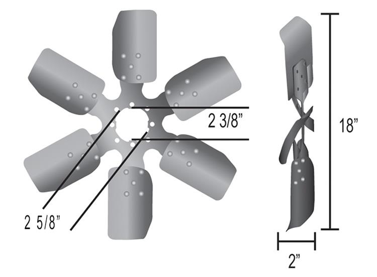 Derale Clutch Fans 17118