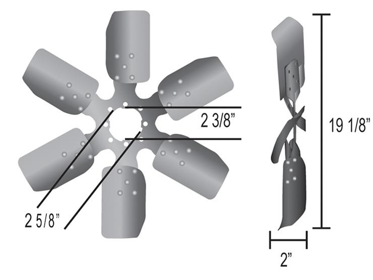 Derale Clutch Fans 17119
