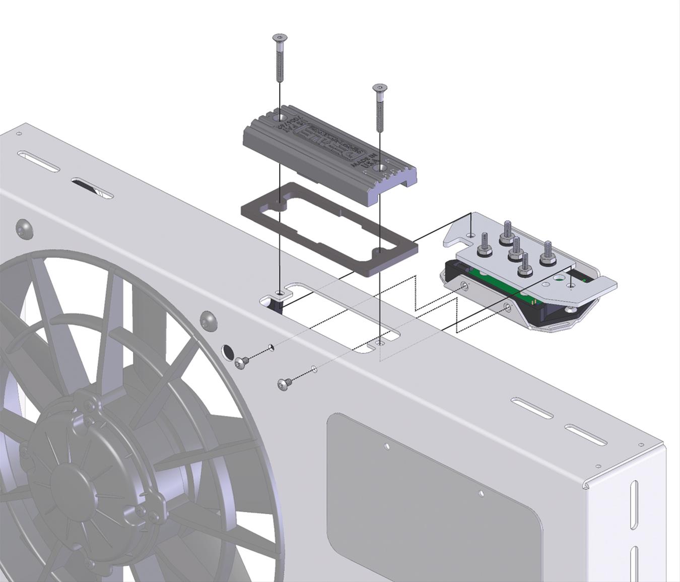 Derale High-Output RAD Fan and Shroud Powerpacks 66823
