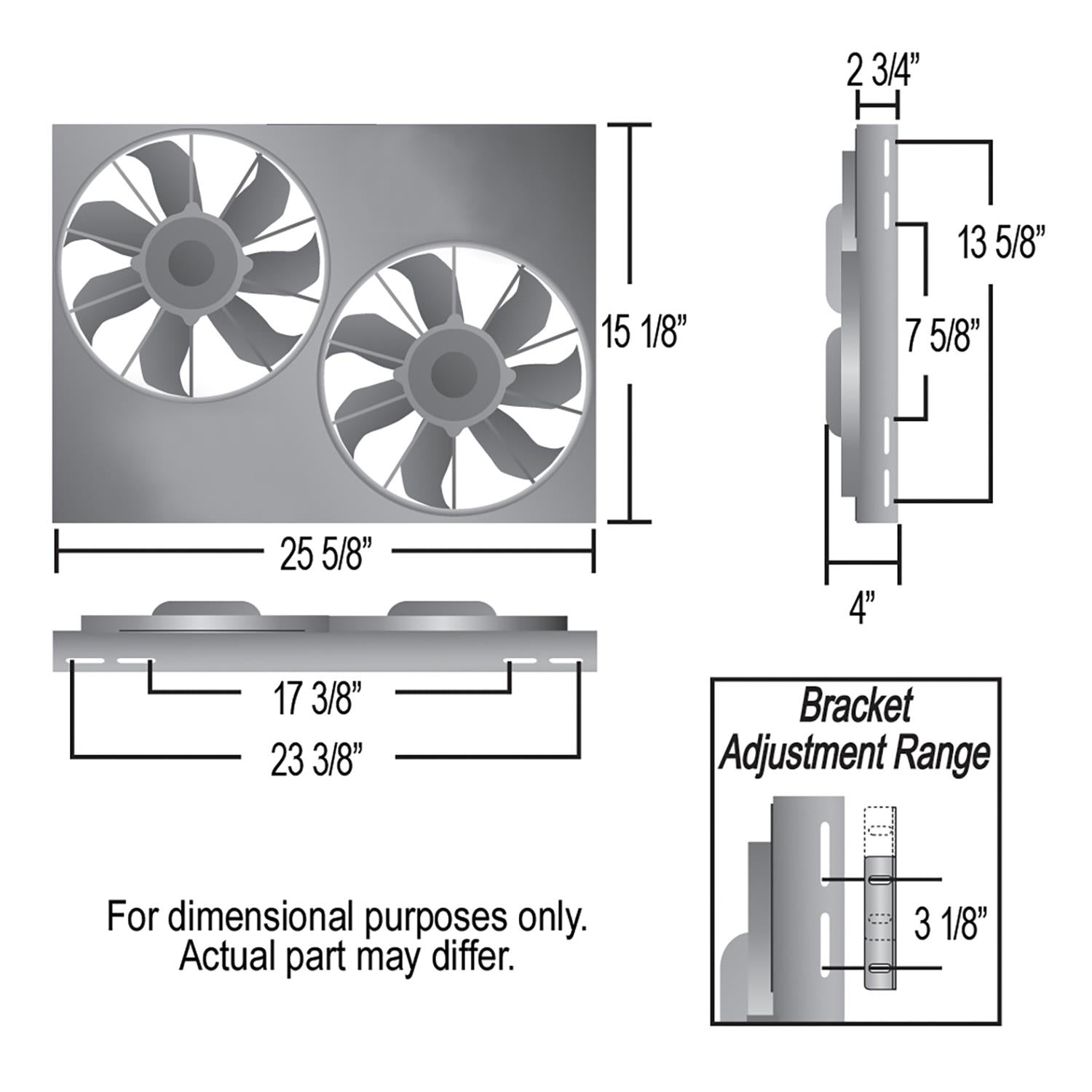 Derale PWM Electric Fan Powerpacks 66825