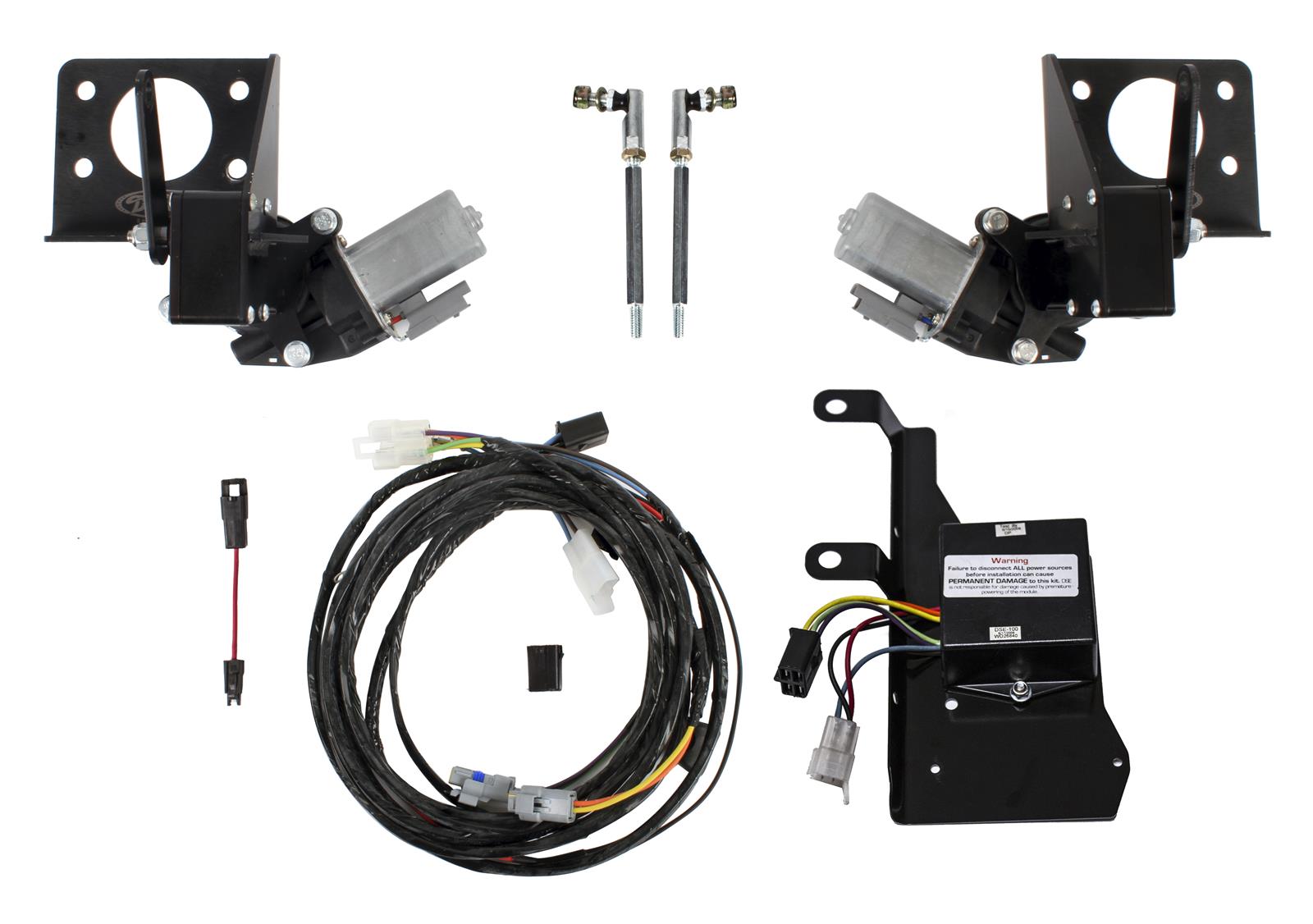 Detroit Speed Corvette Electric Headlight Door Kits 122010DS