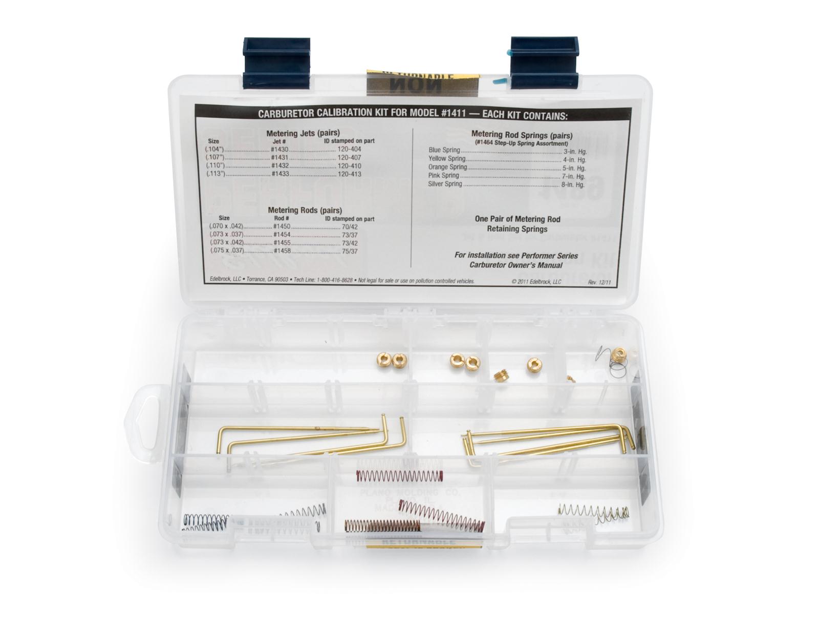 Edelbrock Performer Series Carburetor Calibration Kits 1489