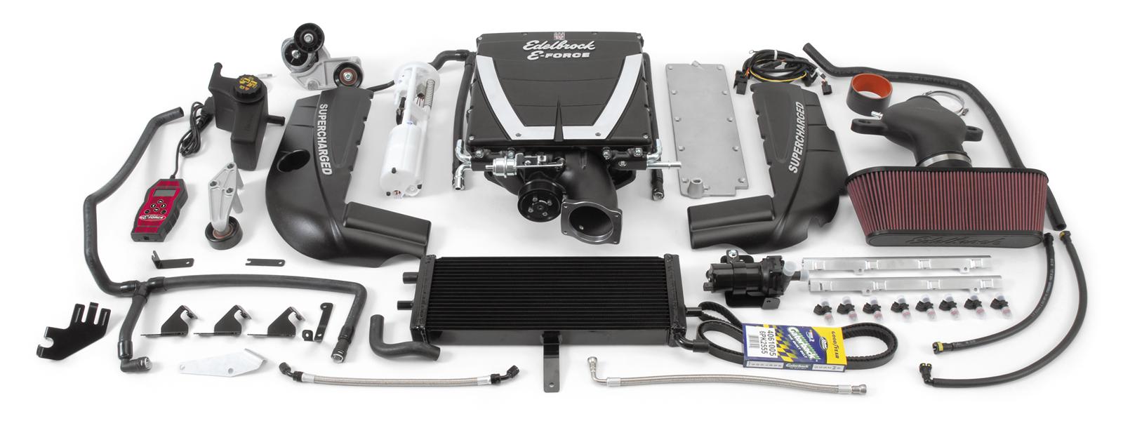 Edelbrock E-Force Corvette C6 Stage 2 Track System Supercharger Kits 1591