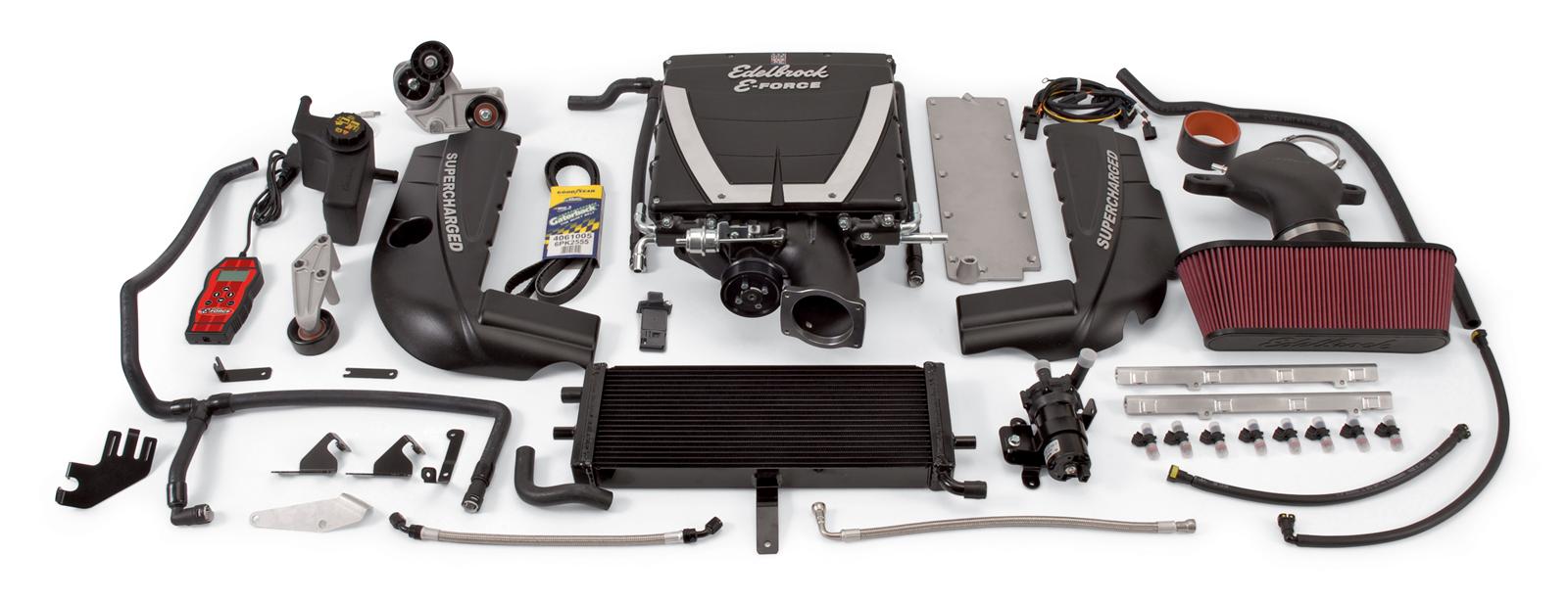 Edelbrock E-Force Corvette C6 Stage 1 Street Legal Supercharger Kits 1593