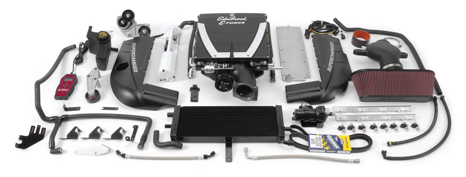 Edelbrock E-Force Corvette C6 Stage 2 Track System Supercharger Kits 1594