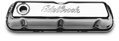 Edelbrock Signature Series Chrome Valve Covers 4460