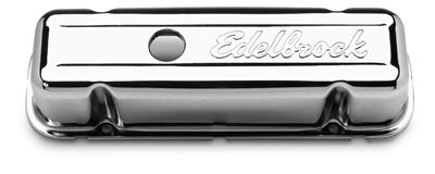 Edelbrock Signature Series Chrome Valve Covers 4486