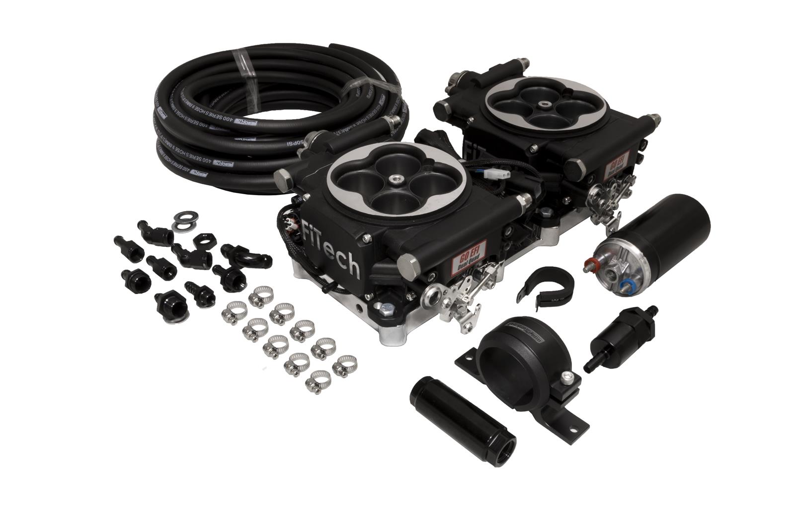 FiTech Go EFI 2x4 625 HP System Fuel Injection Master Kits 31062