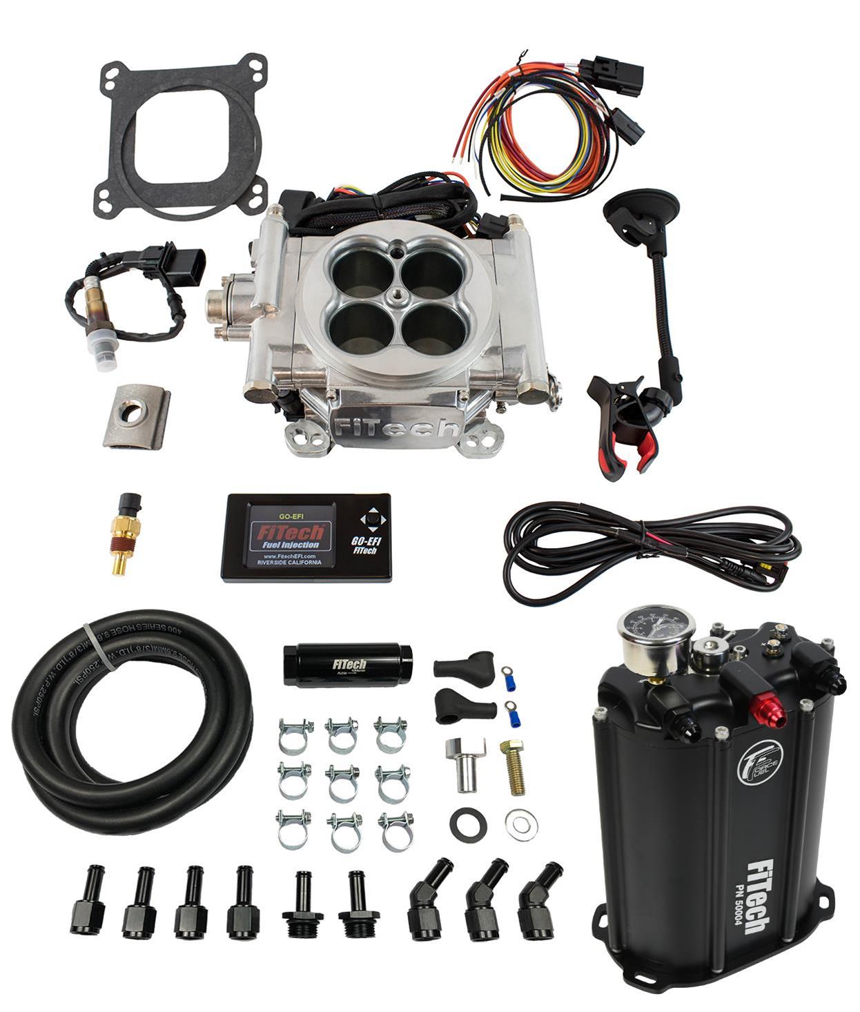 FiTech Go EFI 4 600 HP Fuel Injection Systems with Force Fuel Systems 35201