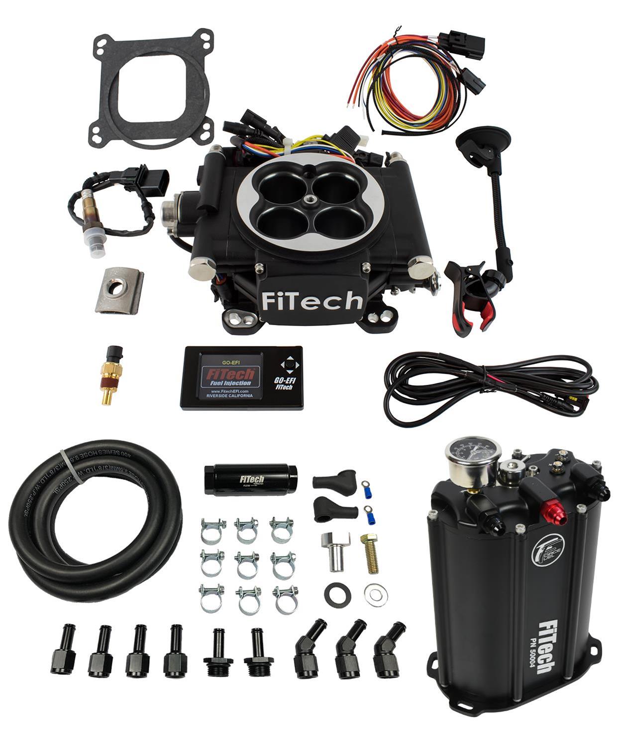 FiTech Go EFI 4 600 HP Fuel Injection Systems with Force Fuel Systems 35202