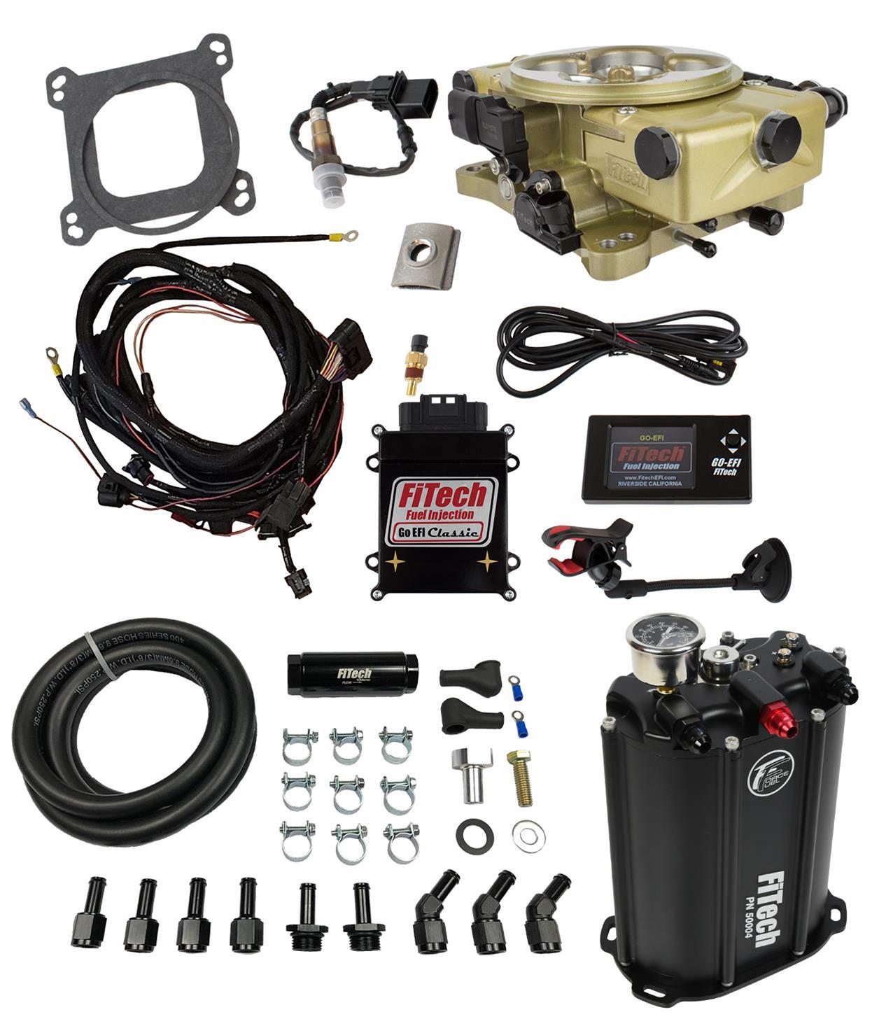 FiTech Go EFI Classic 650 HP Fuel Injection Systems with Force Fuel Systems 35220