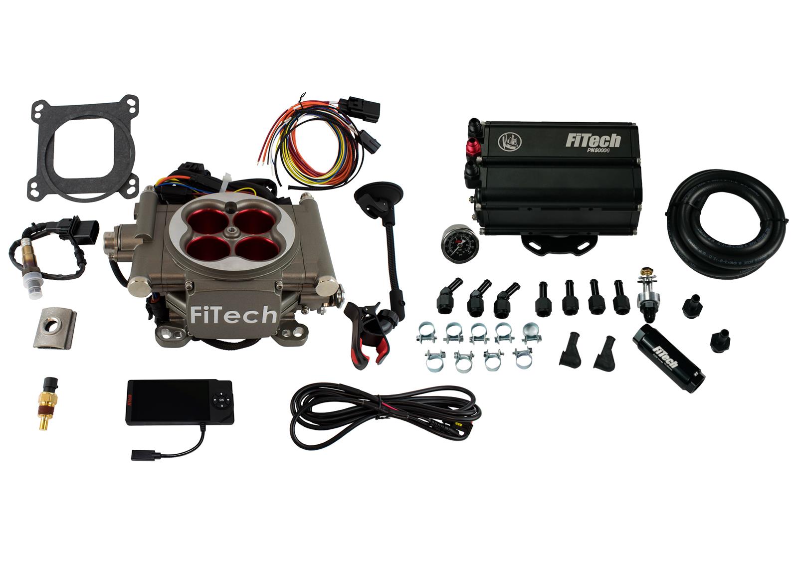 FiTech Go Street EFI 400 HP Self-Tuning Fuel Injection Systems with Force Fuel Systems 35503