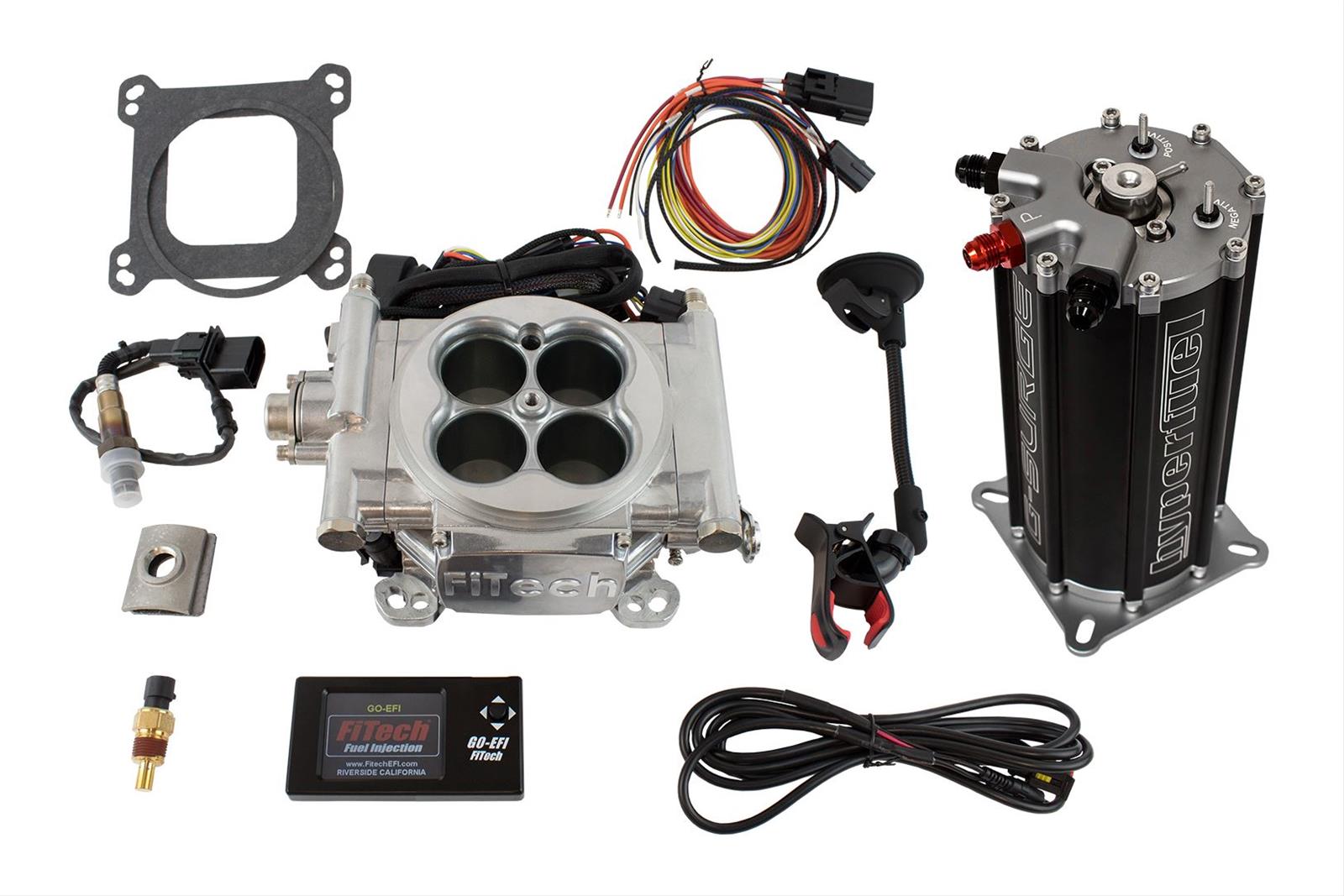FiTech Go EFI 4 600 HP Self-Tuning Fuel Injection Systems with G-Surge Modules 36001