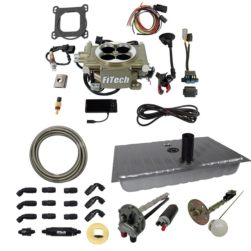FiTech Go Street EFI 400 HP Self-Tuning Fuel Injection Systems with Hy-Fuel Retrofit Modules 38003