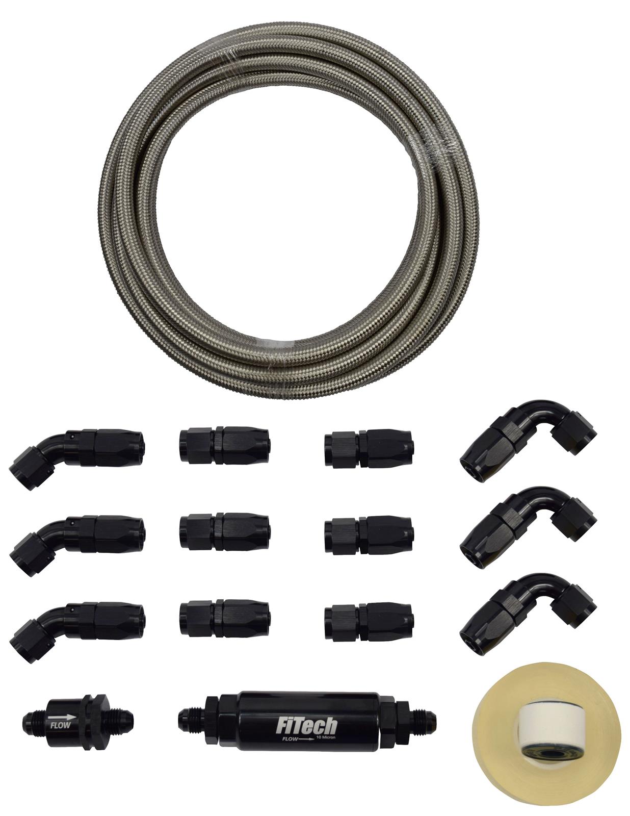 FiTech Stainless Steel Fuel Line Kits 51003