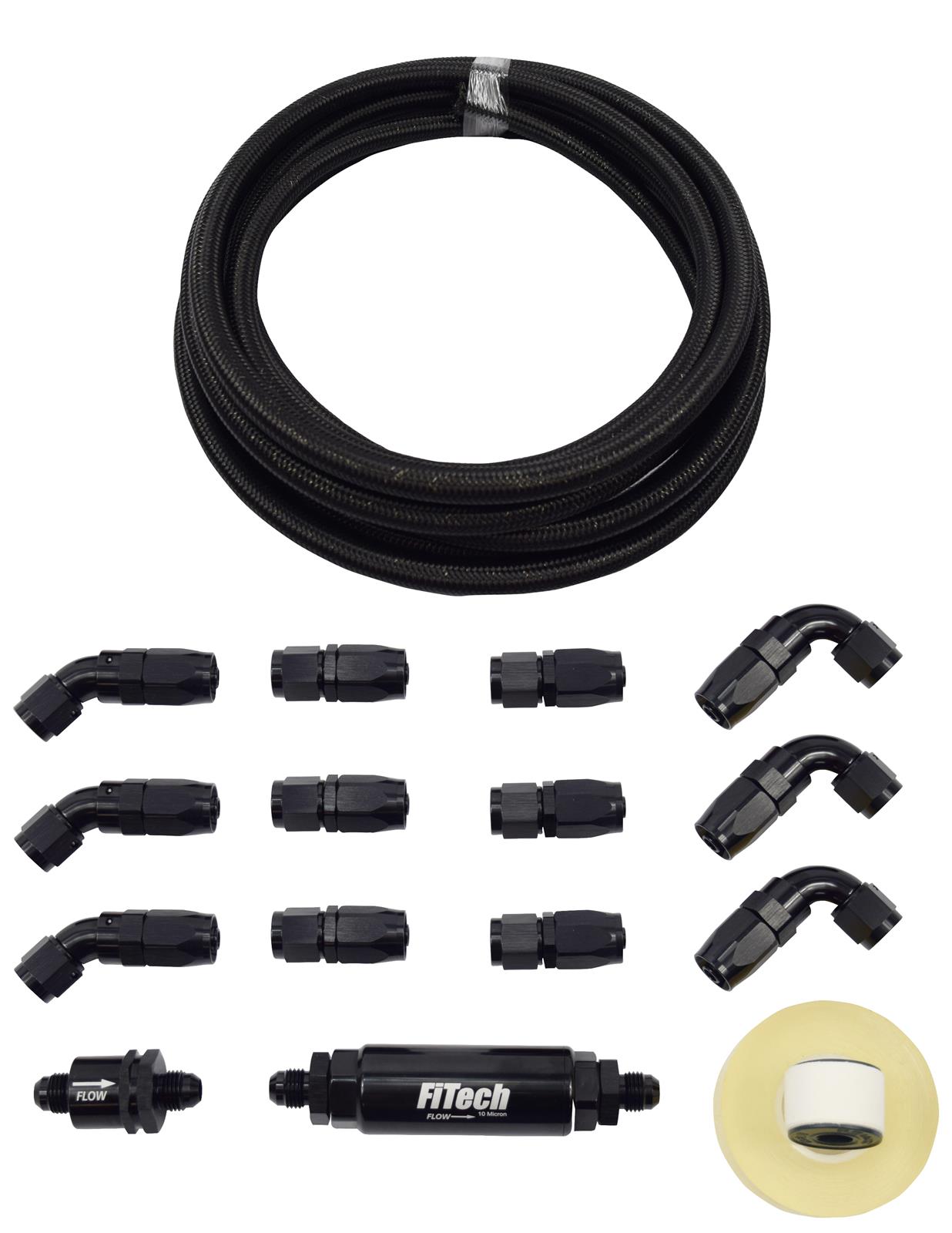 FiTech Stainless Steel Fuel Line Kits 51002