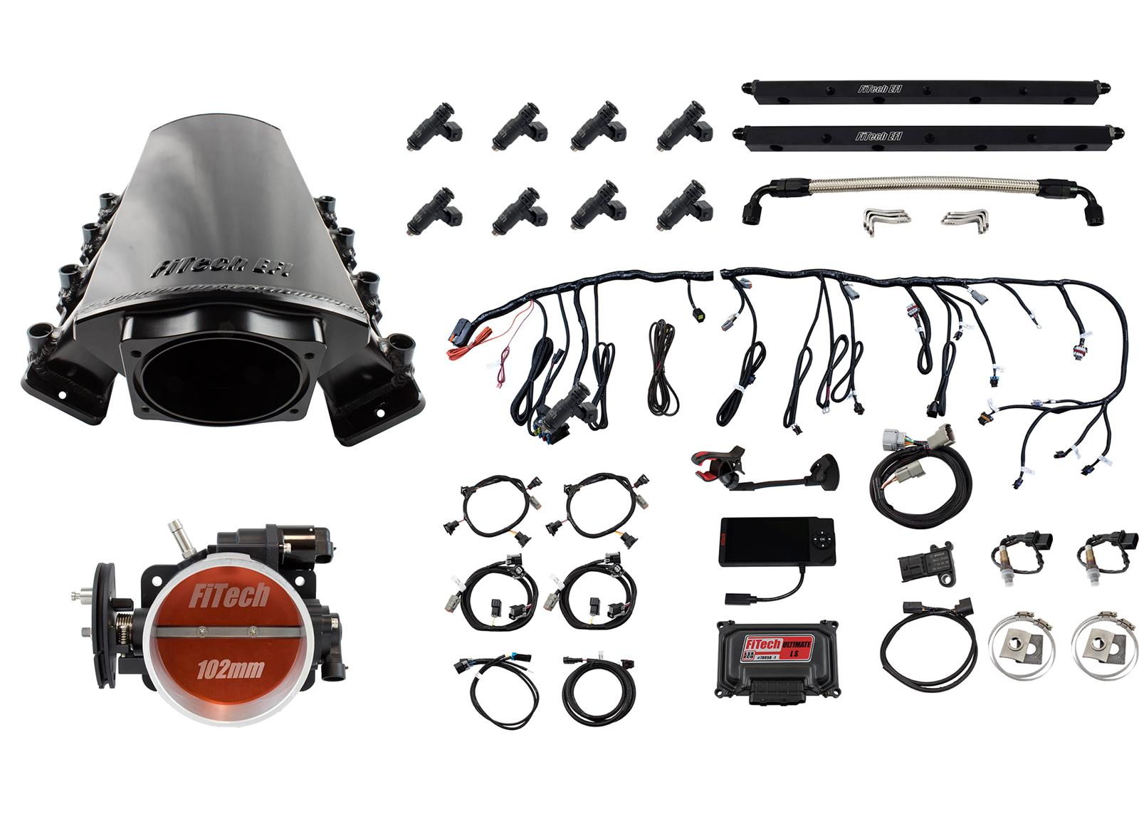 FiTech Ultimate LS 1,000 HP EFI Fuel Injection Systems 70037