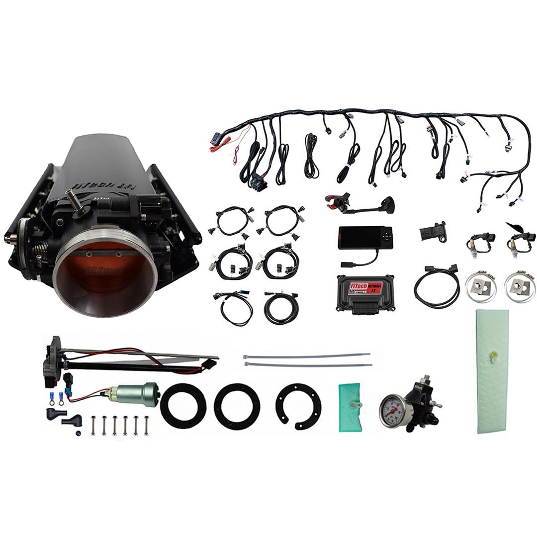 FiTech Ultimate LS EFI 1,000 HP Fuel Injection Systems with Go Fuel In-Tank Module 76132