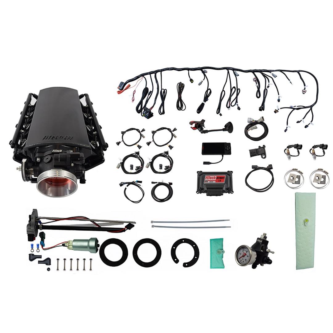 FiTech Ultimate LS EFI 1,000 HP Fuel Injection Systems with Go Fuel In-Tank Module 76135