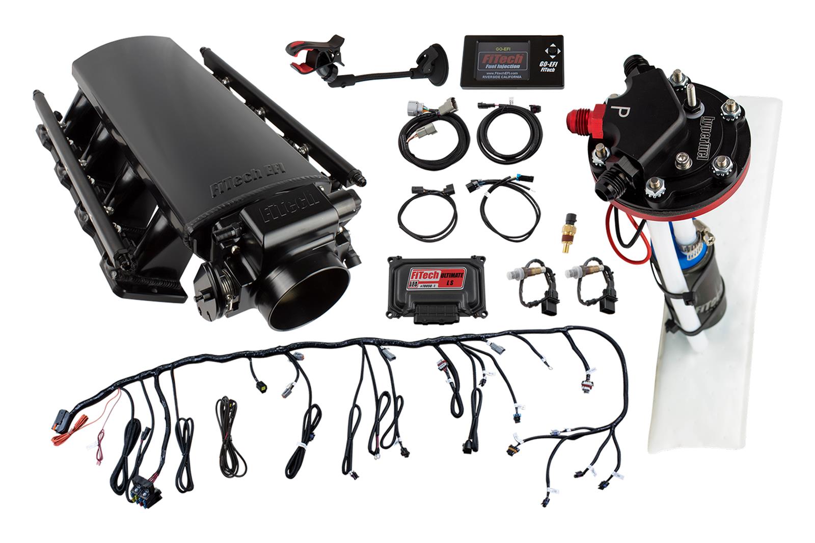 FiTech Ultimate LS Truck EFI 750 HP Fuel Injection Systems with Hy-Fuel 78008