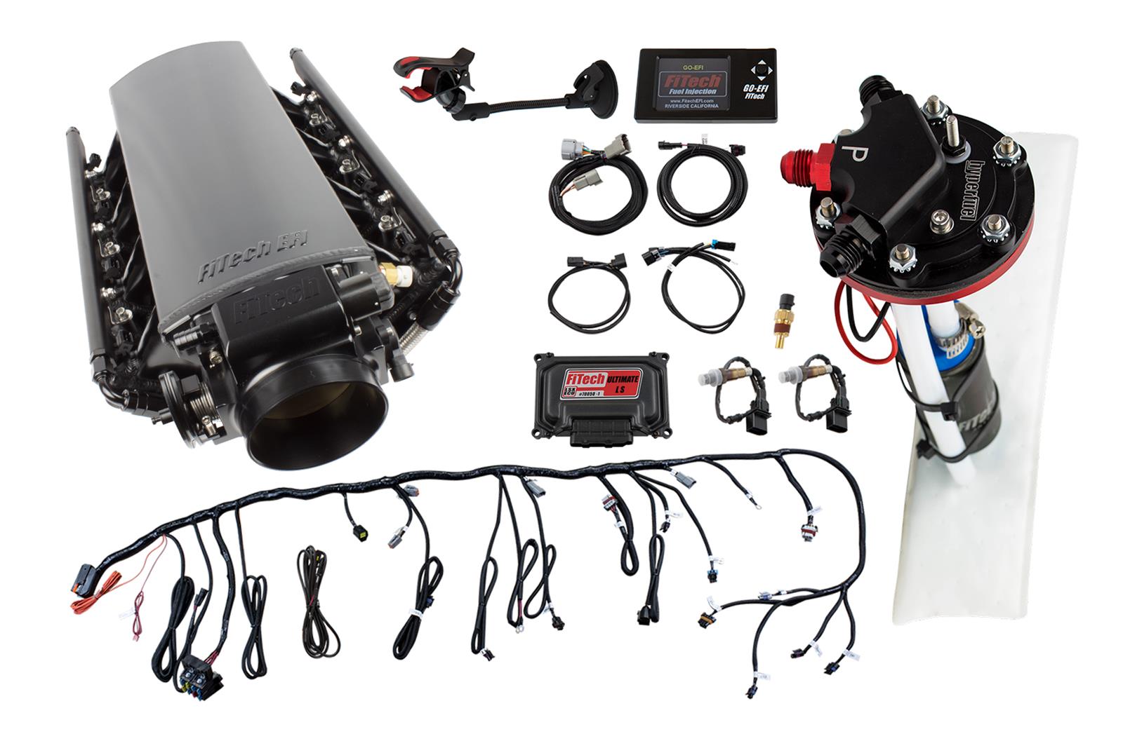 FiTech Ultimate LS Truck EFI 750 HP Fuel Injection Systems with Hy-Fuel 78009